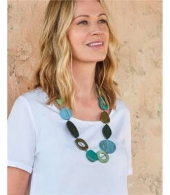 Collier Sautoir - Femme - Bois