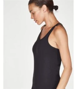 Leah Organic Cotton Cami 6 Leah Organic Cotton Cami -Woolovers 0770b 320939 ta525 black w 6