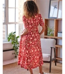 Octavia Tencel™ Crepe Shift Dress -Woolovers 0cd9a 231208 thoughtday2 03 wwd7539 0345