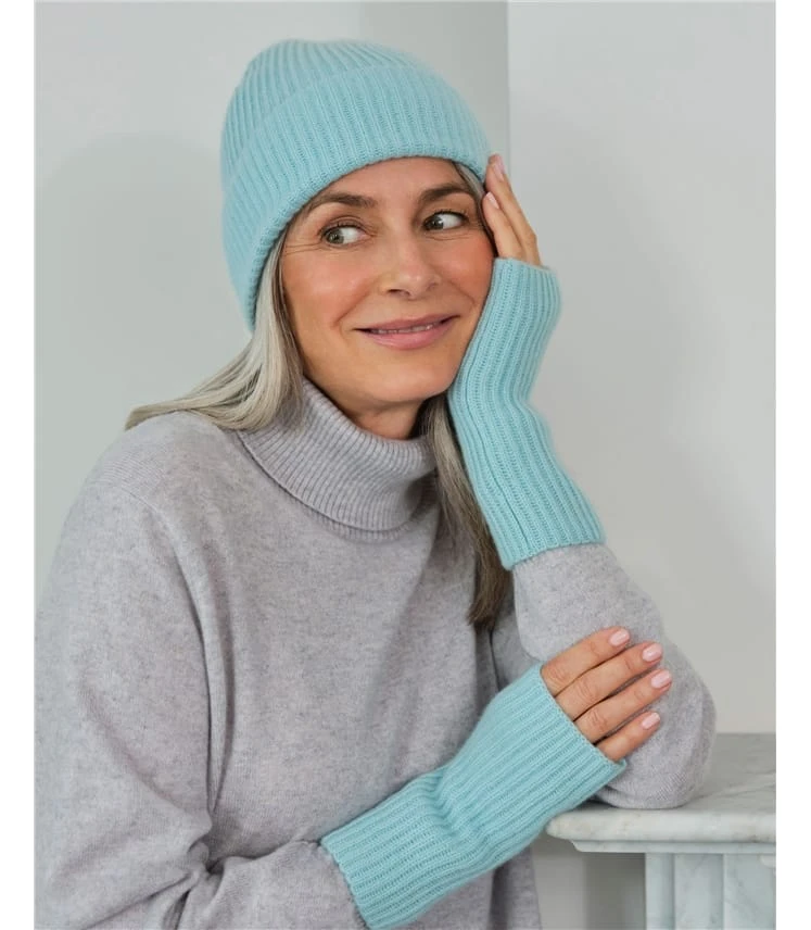 Bonnet Côtelé - Femme - Pur Cachemire 4 Bonnet Côtelé - Femme - Pur Cachemire – Image 2