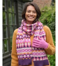 Écharpe Réversible Texturée Par Fée