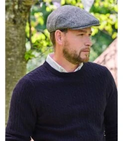 Pull Torsadé à Col Rond - Homme - Cachemire & Mérinos -Woolovers 16502 k1m navy m 19