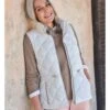 Gilet Polaire Argyll -Woolovers 20b8f 220858 rw018 cream w 20