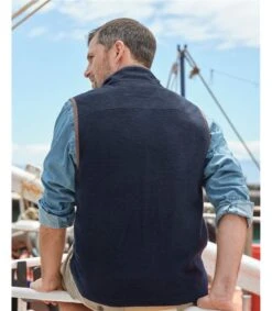 Gilet Polaire - Homme -Woolovers 215505 j84m navy m 7