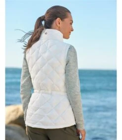 Gilet Polaire Argyll -Woolovers 220858 rw018 cream w 15