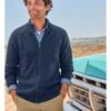 Cardigan Zippé Essentiel En Coton - Homme -Woolovers 222762 t138m navy m 6