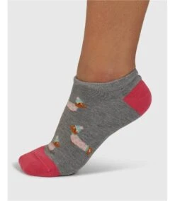 Freda Dachshund Organic Cotton Trainer Socks