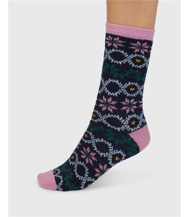 Eleni Fair Isle Wool Socks 3 Eleni Fair Isle Wool Socks