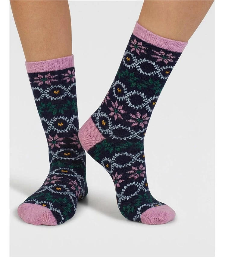 Eleni Fair Isle Wool Socks 4 Eleni Fair Isle Wool Socks – Image 2