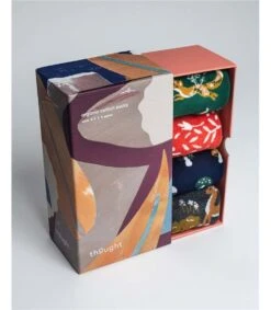 Yaella Woodlands Organic Cotton 4 Pack Sock Box