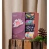 Flavia Floral Bamboo 4 Pack Sock Box