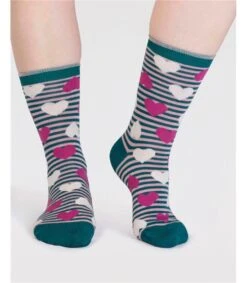 Haddie Bamboo Love Heart Socks