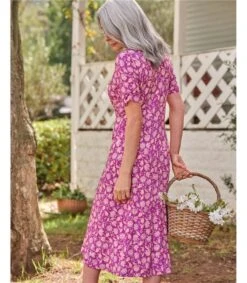 Robe à Boutons - Femme - Jersey -Woolovers 224378 j463l smallmultifloralprint w 8