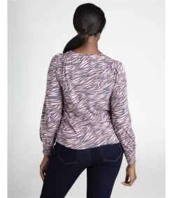 Nikini Tencel™ Jersey Blouse -Woolovers 224685 tj3 multi w 7