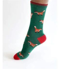 Chaussettes En Bambou Oriel Fox Pour Hommes
