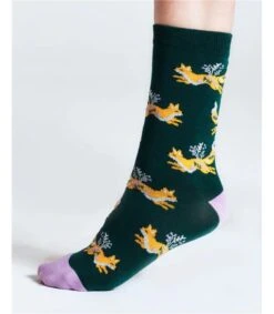 Bess Fox Bamboo Socks