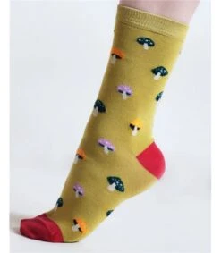 Valeriana Mushroom Bamboo Socks
