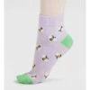 Beth Bee Chaussettes à La Cheville En Coton Bio Pour Femmes