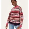 Erin Lambswool Fair Isle Jumper -Woolovers 224819 tk2 multi w 5
