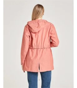 The Perfect Organic Cotton Waterproof Jacket -Woolovers 225606 tw8 clayorange w 7