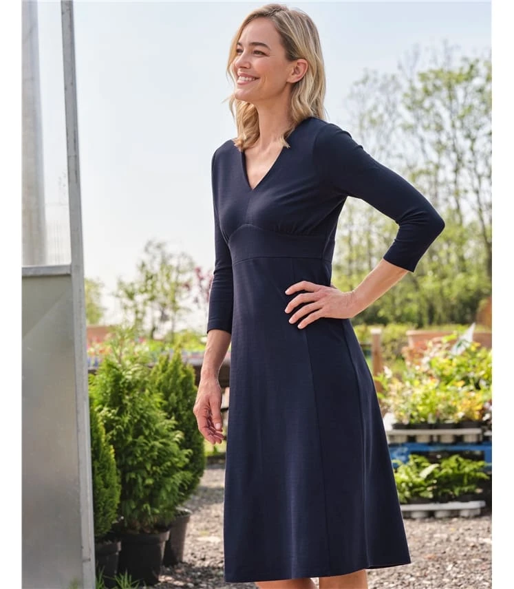 Robe Ajustée Et évasée Avec Empiècement à La Taille 3 Robe Ajustée Et évasée Avec Empiècement à La Taille