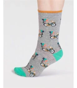 Womens Akia Gots Organic Cotton Bike Socks