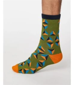 Geometrico Socks Dark