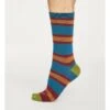 Jesper Stripe Socks -Woolovers 230838 ta240 bilberry m 5