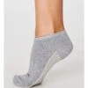 Solid Jane Bamboo Trainer Socks 1 Solid Jane Bamboo Trainer Socks -Woolovers 230869 ta304 midgreymarl w 5