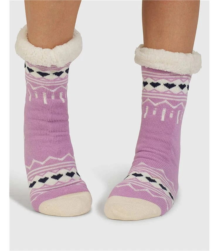 Ilah Fair Isle Cabin Socks 4 Ilah Fair Isle Cabin Socks – Image 2