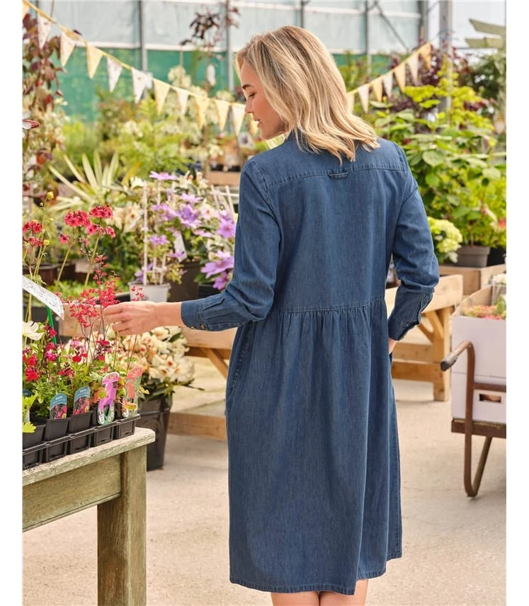 Robe En Jean Boutonnée 5 Robe En Jean Boutonnée – Image 3