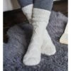 Chaussettes Torsadées - Femme - Laine D'agneau -Woolovers 29578 p324 cream w 51