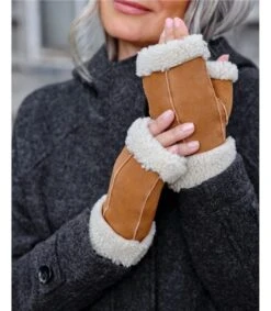 Mitaines Fourrées En Peau - Femme - Peau De Mouton