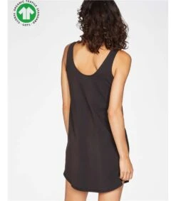 Robe En Coton Biologique -Woolovers 316953 tj37 black w 6