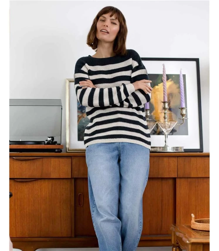 Gianna Organic Cotton Striped Jumper 3 Gianna Organic Cotton Striped Jumper