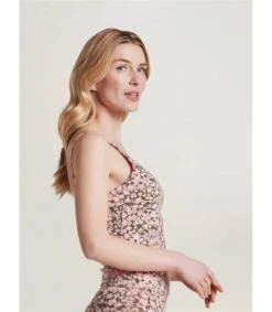 Qamar Organic Cotton Cami Vest -Woolovers 320951 ta526 capergreen w 6