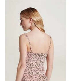 Qamar Organic Cotton Cami Vest -Woolovers 320951 ta526 capergreen w 7