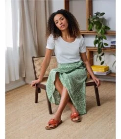 Jupe Portefeuille Cassia