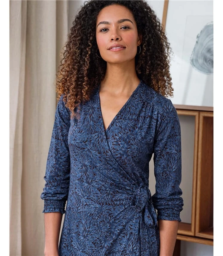 Adoette Lenzing Ecovero - Robe Portefeuille Imprimée 4 Adoette Lenzing Ecovero - Robe Portefeuille Imprimée – Image 2