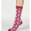 Jannie Wool Socks -Woolovers 350640 ta542 cranberryred w 5