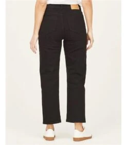 Thought Organic Cotton Straight Jeans -Woolovers 350663 tw94 blackwash w 7