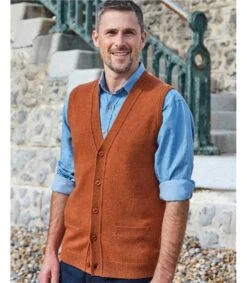 Gilet - Homme - Laine D’agneau Certifiée 100% RWS