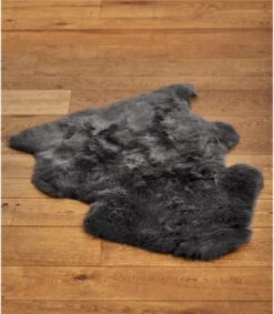 Tapis En Peau De Mouton -Woolovers 39773 p124 slategrey w 8