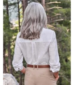 Chemise En Coton Brodée 7 Chemise En Coton Brodée -Woolovers 3fabc 215759 w335l white w 7