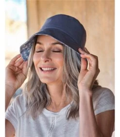 Bob Réversible - Femme - Coton Mélangé