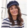 Casquette Gavroche - Femme - Pure Laine -Woolovers 4797d 216150 r139l creamnavy w 7 ext