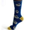 Chaussettes En Bambou Elliot Sheep Pour Hommes -Woolovers 4e563 spm991 elliot sheep bamboo socks dark blue 1