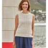 Haut En Crochet Sans Manches - Femme