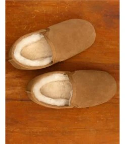 Pantoufle En Peau De Mouton Pour Femme