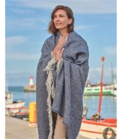 Couverture Point De Ruche - Pure Laine